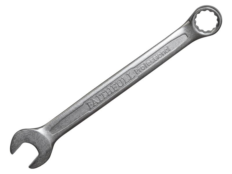 Faithfull Maulschlüssel 25 Mm - CV Satin Finish, Kombinationsschlüssel Für Profi & Heimwerker